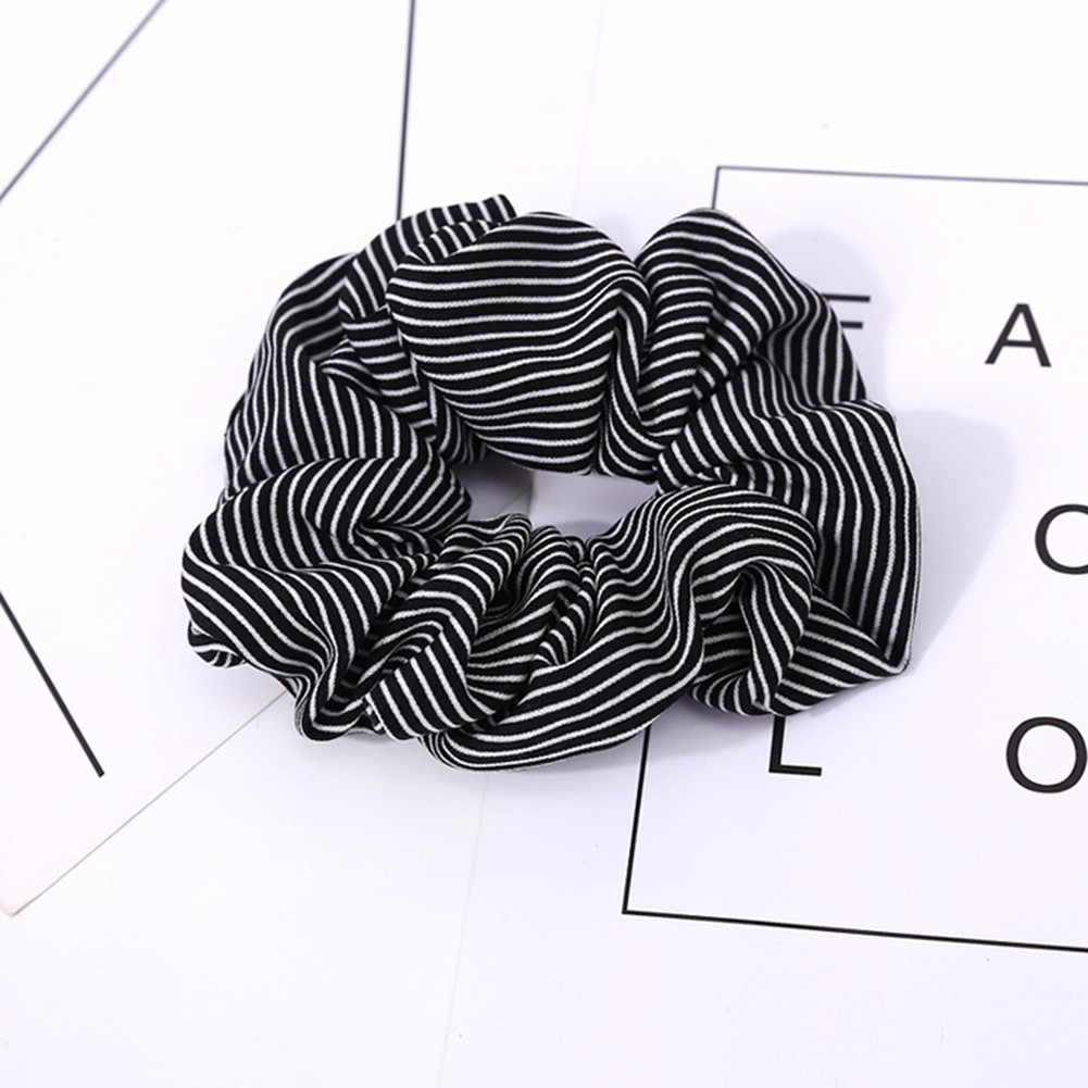 Soft and Stretchy Fabric Scrunchie Set Comfortable Hold for Any Hairstyle