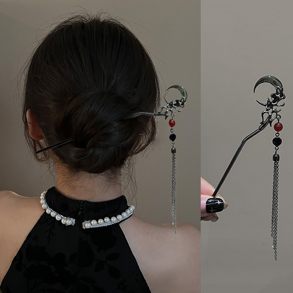 Handcrafted Butterfly Tassel Pendant Hairpin A Must Have for Elegant Occasions - Picture 6 of 10