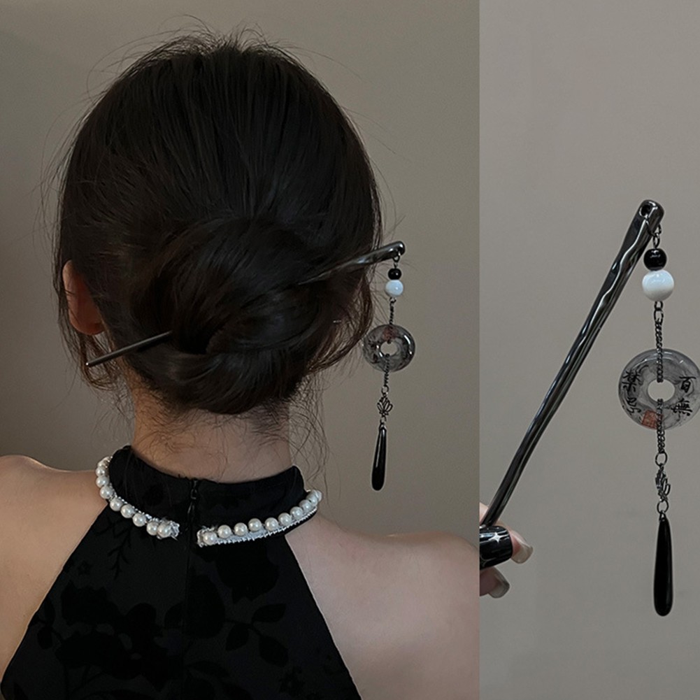 Handcrafted Butterfly Tassel Pendant Hairpin A Must Have for Elegant Occasions - Picture 9 of 10