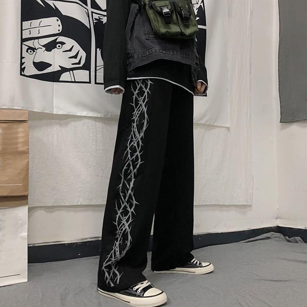 Stylish Men's Loose Fit Trousers Perfect for Daily Hip Hop and Leisure Wear