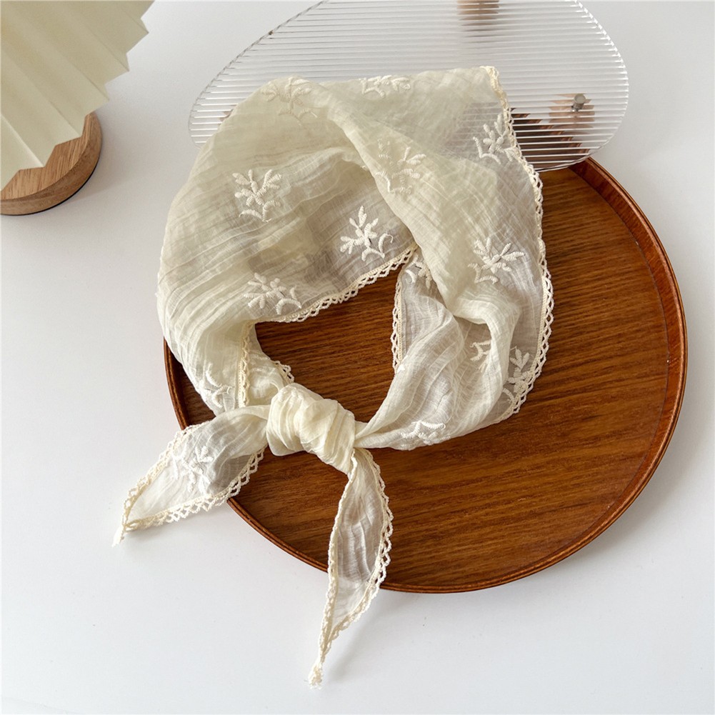 Elegant Spring Autumn Triangle Scarf for Women in Multiple Color Options - Picture 6 of 9