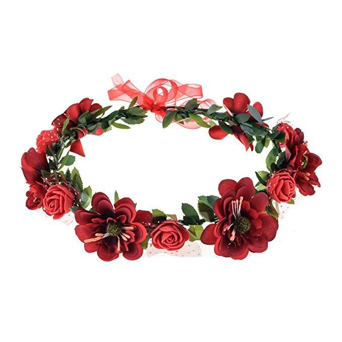 Artisan Made Adjustable Rose Headband Featuring Eco Conscious Design Elements