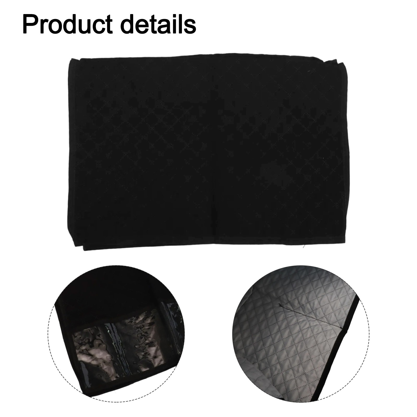 Dust resistant sewing machine cover fitted with tool storage tas - Produktbild 2