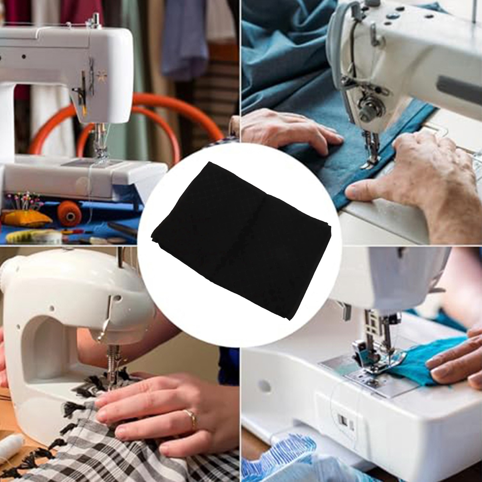 Dust resistant sewing machine cover fitted with tool storage tas - Produktbild 4