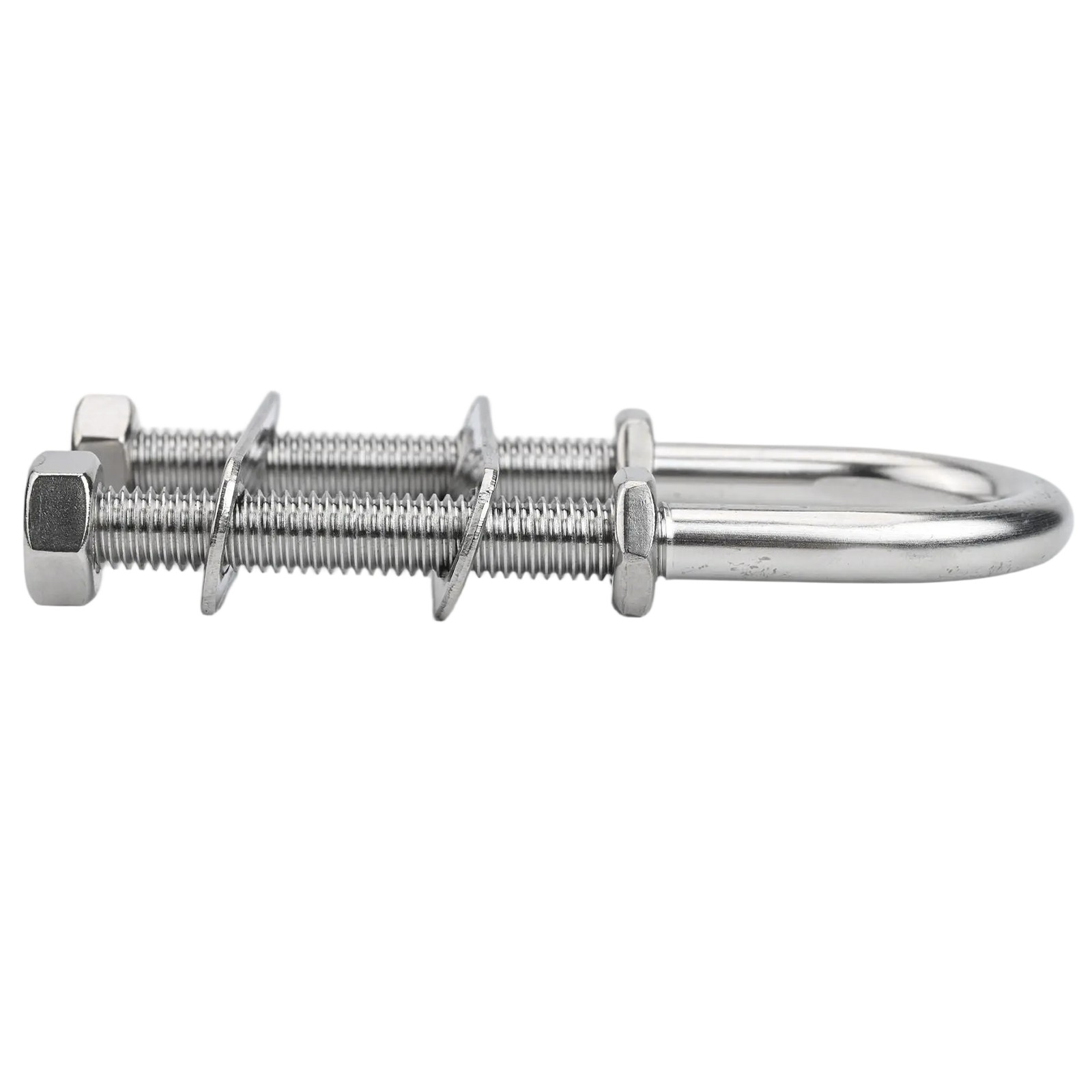 Stainless Steel Marine Boat Bow Eye U-Bolt - M8x100mm, 304 Grade, With Nuts & Plates - View #8
