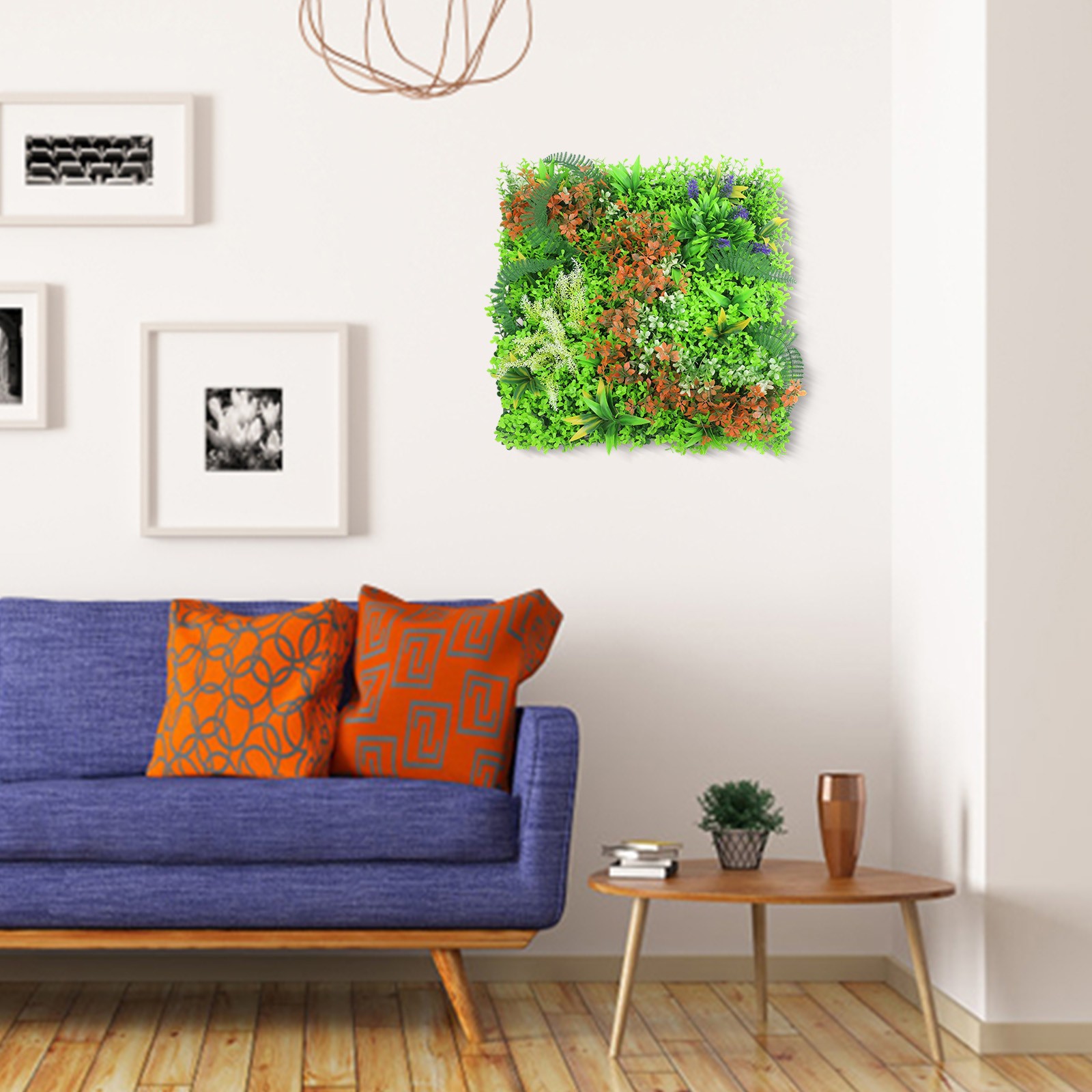 Denser Foliage for a Seamless Appearance Artificial Plant Wall Panels 50*50CM - Picture 34 of 63