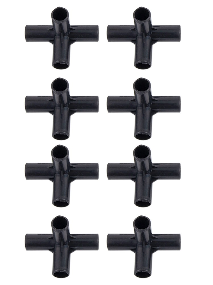 For DIY PVC Pipe Fittings Set of 8 for Greenhouse and Plant Support Frames - Picture 27 of 51