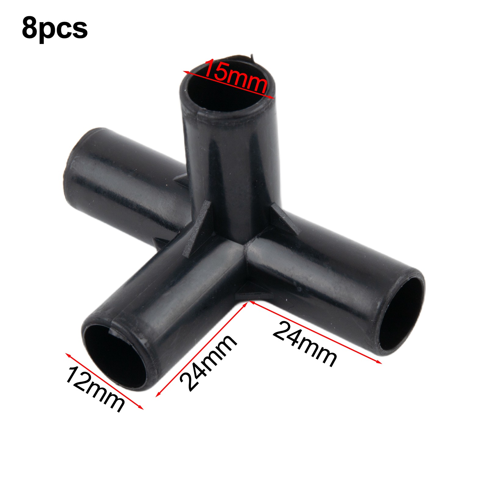 For DIY PVC Pipe Fittings Set of 8 for Greenhouse and Plant Support Frames - Picture 33 of 51