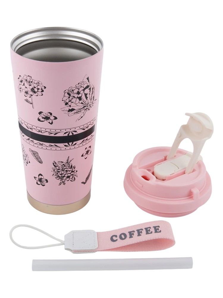 Portable Insulated Travel Mug 18 oz with Silicone Seal for Leak Prevention - Picture 32 of 34