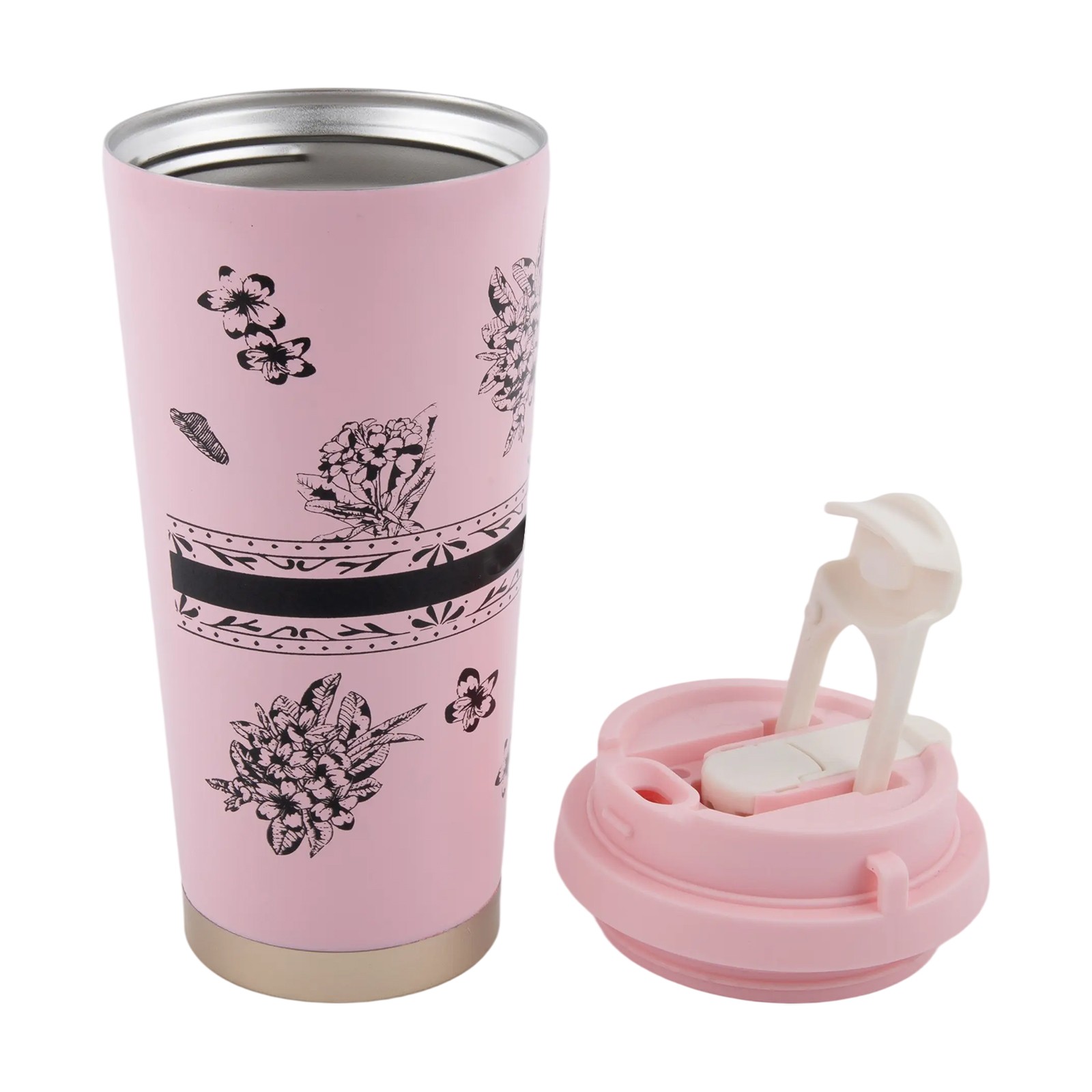 Portable Insulated Travel Mug 18 oz with Silicone Seal for Leak Prevention - Picture 26 of 34