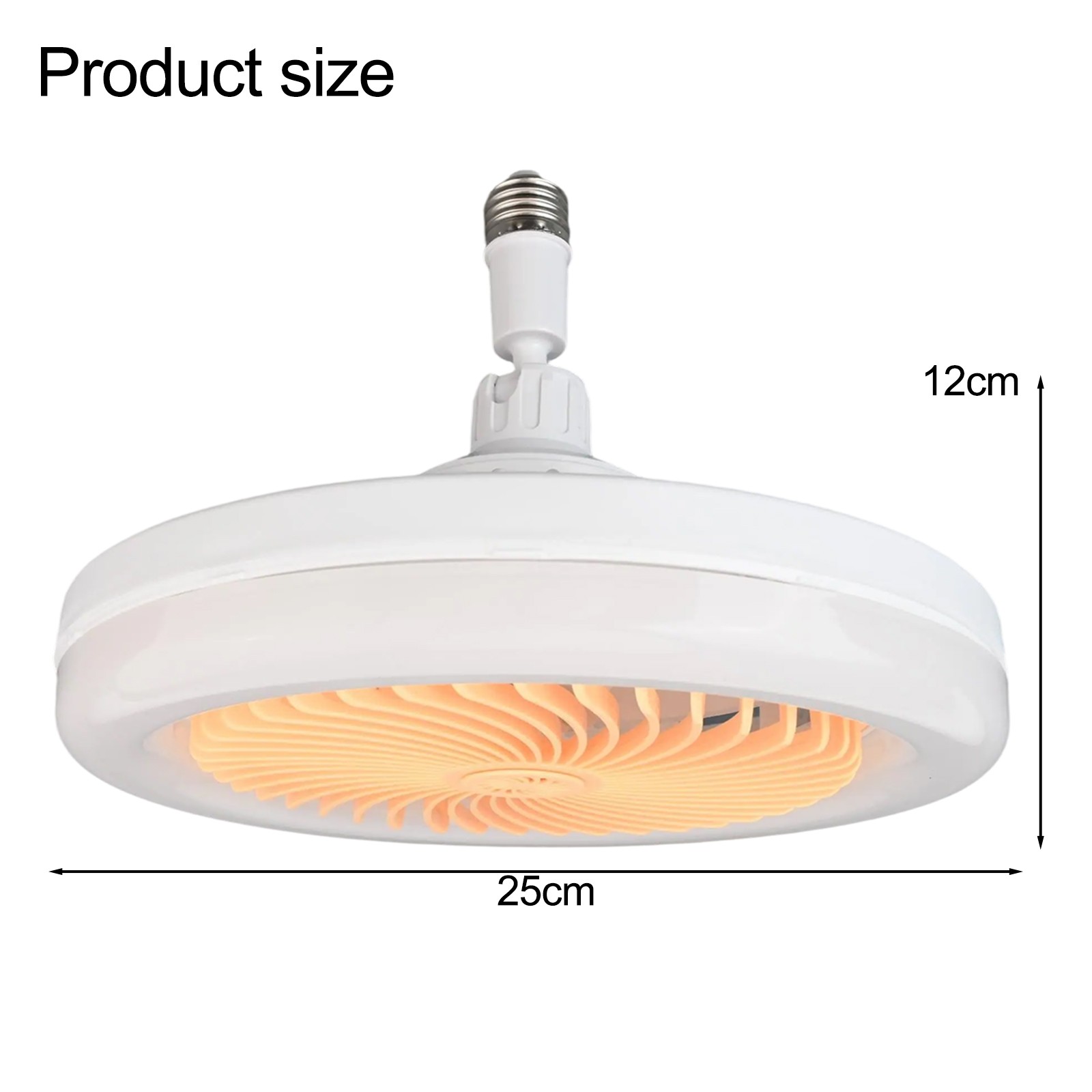 Kompakter Deckenventilator mit 3 Lichtfarben und Fernbedienung f��r jeden kleine - Bild 12 von 41