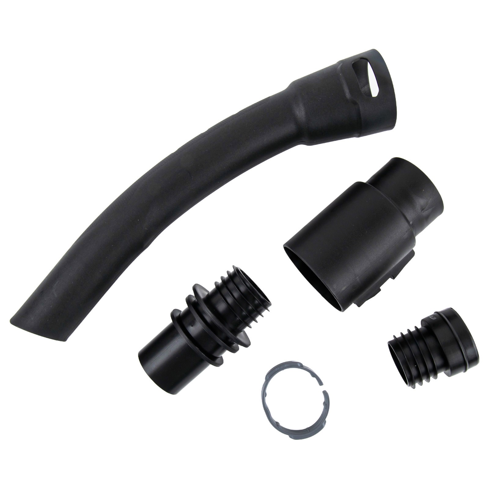 Schlauchverbinder-Set Für Kärcher Staubsauger WD1 Bis WD6 – 4-teilig, Schwarz, Mit Ergonomischem Griff, 35 Mm Durchmesser