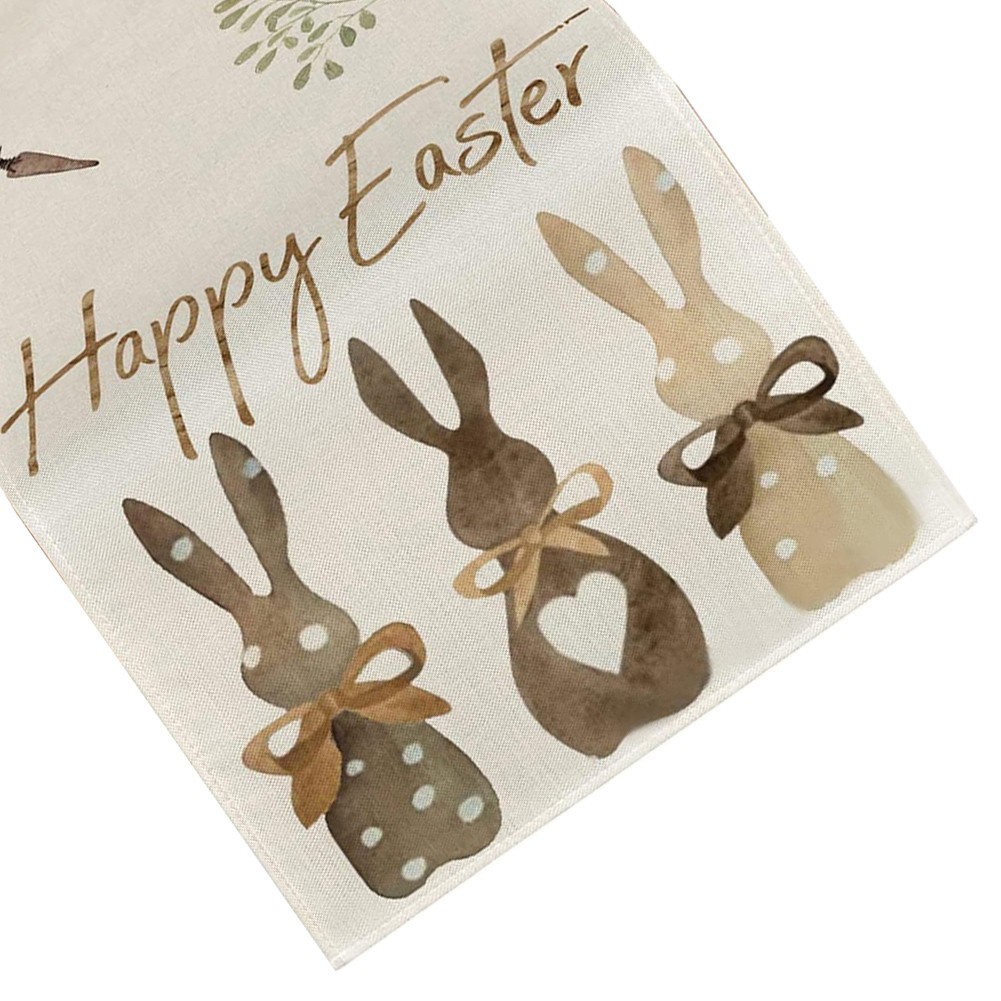 Unique Bunny Pattern Table Runner 13 x 72 Inches for Home Entertaining - Picture 17 of 22