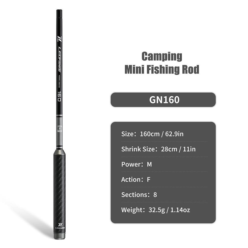 Lightweight 28cm Carbon Mini Fishing Rod for Travel and Outdoor Fishing - Picture 12 of 22