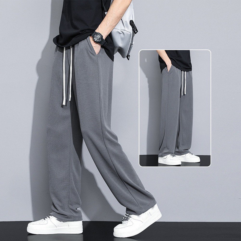 Herren Waffel Trainingshose im koreanischen Stil für ultimativen Komfort und Stil - Bild 16 von 27