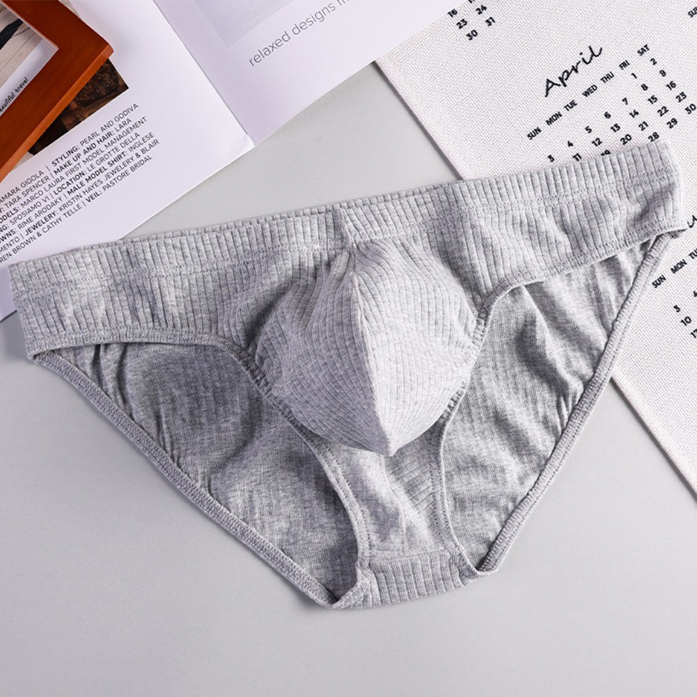 Herren Baumwolle Slips Tasche Niedrige Taille Atmungsaktiv Unterhosen für den Alltag - Bild 6 von 8