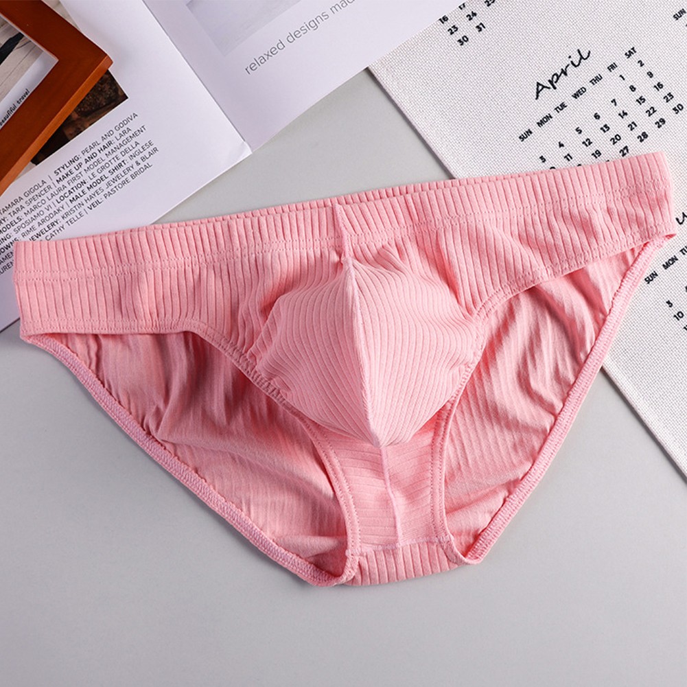 Herren Baumwolle Slips Tasche Niedrige Taille Atmungsaktiv Unterhosen für den Alltag - Bild 7 von 8
