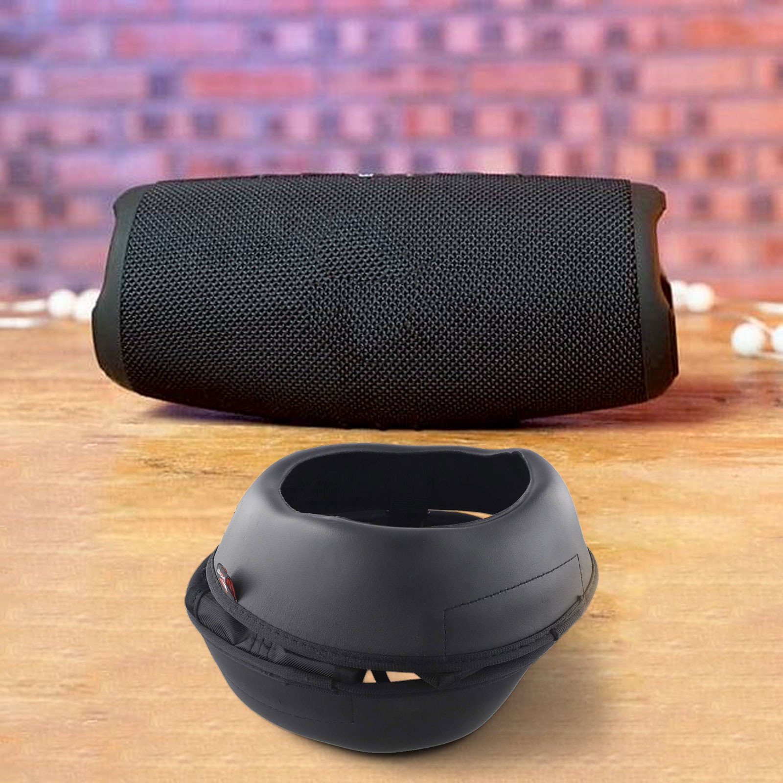 Lightweight PU Case with Comfortable Adjustable Strap for JBL Boombox3 Speaker - Picture 21 of 27