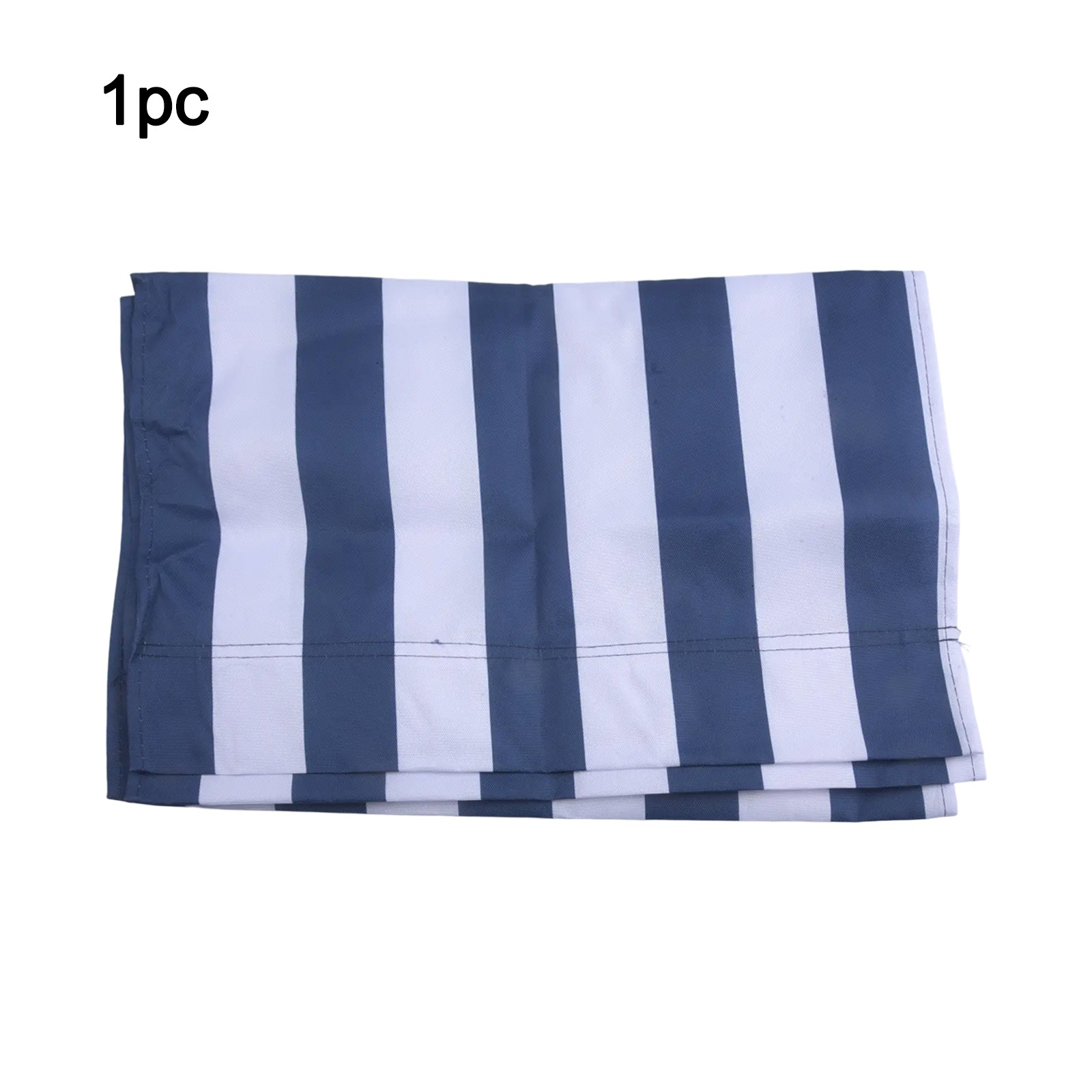 Tela de repuesto para tumbona de playa tela de poliéster 120x44 cm blanco y azul - Imagen 33 de 43