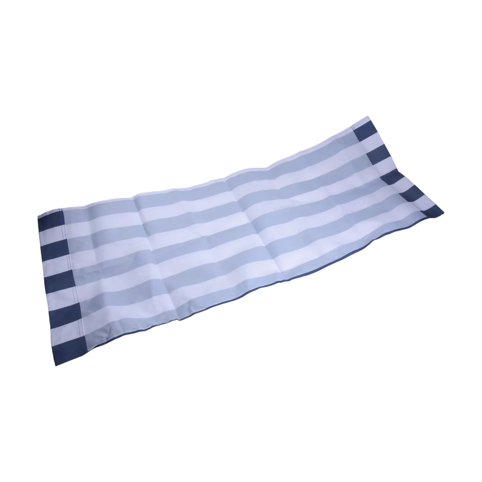 Tela de repuesto para tumbona de playa tela de poliéster 120x44 cm blanco y azul - Imagen 30 de 43