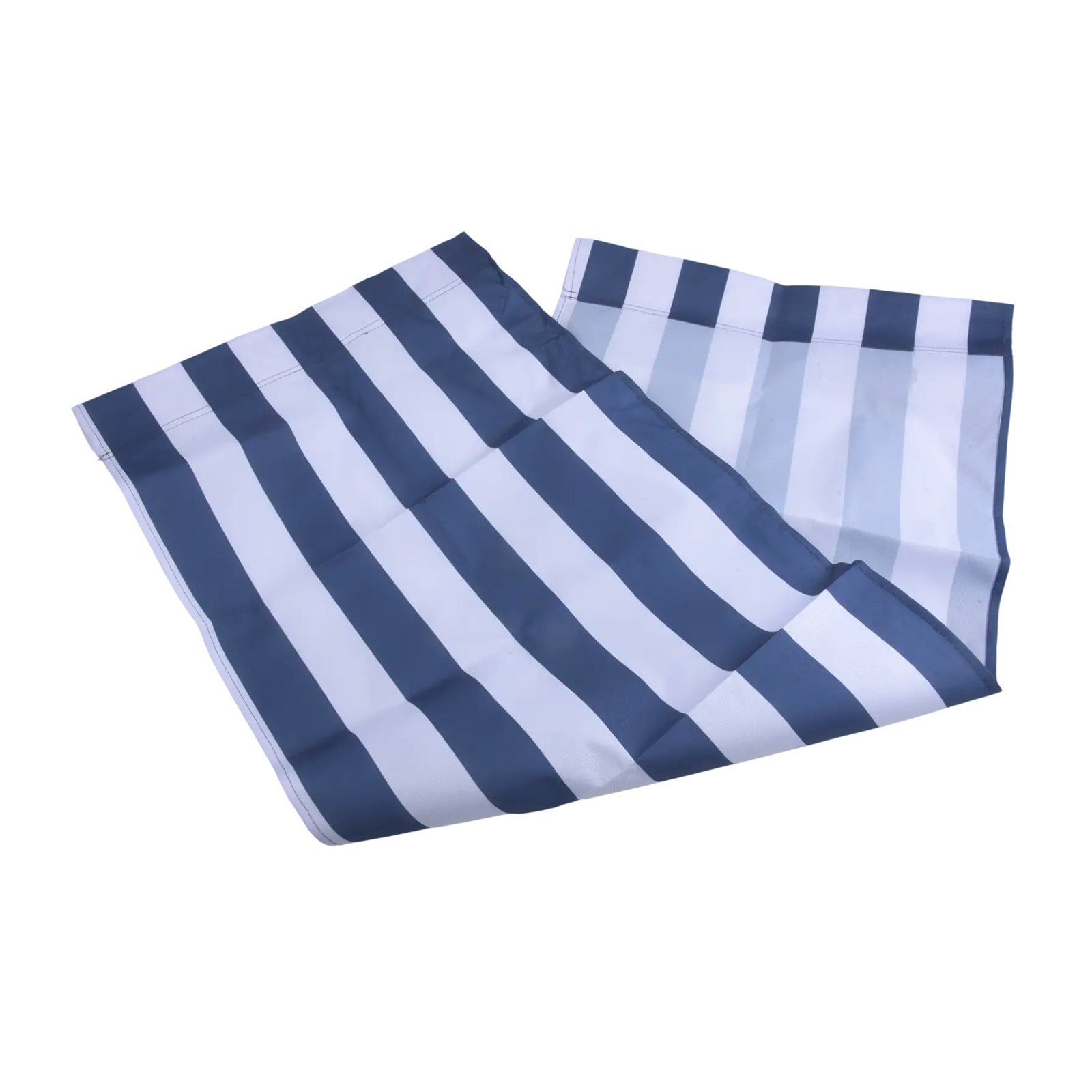 Tela de repuesto para tumbona de playa tela de poliéster 120x44 cm blanco y azul - Imagen 31 de 43