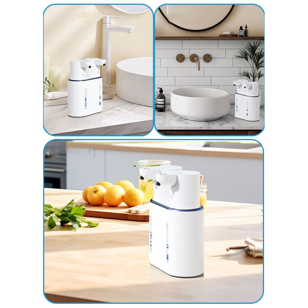 Hygienic Touchless Soap Dispenser with Dual Head Design for Convenience - Picture 18 of 28