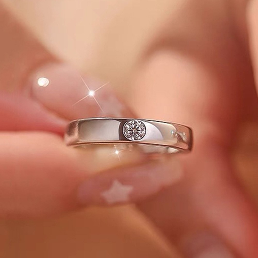 Couple Adjustable Wedding Ring Set with Unique Design for Matching Couples
