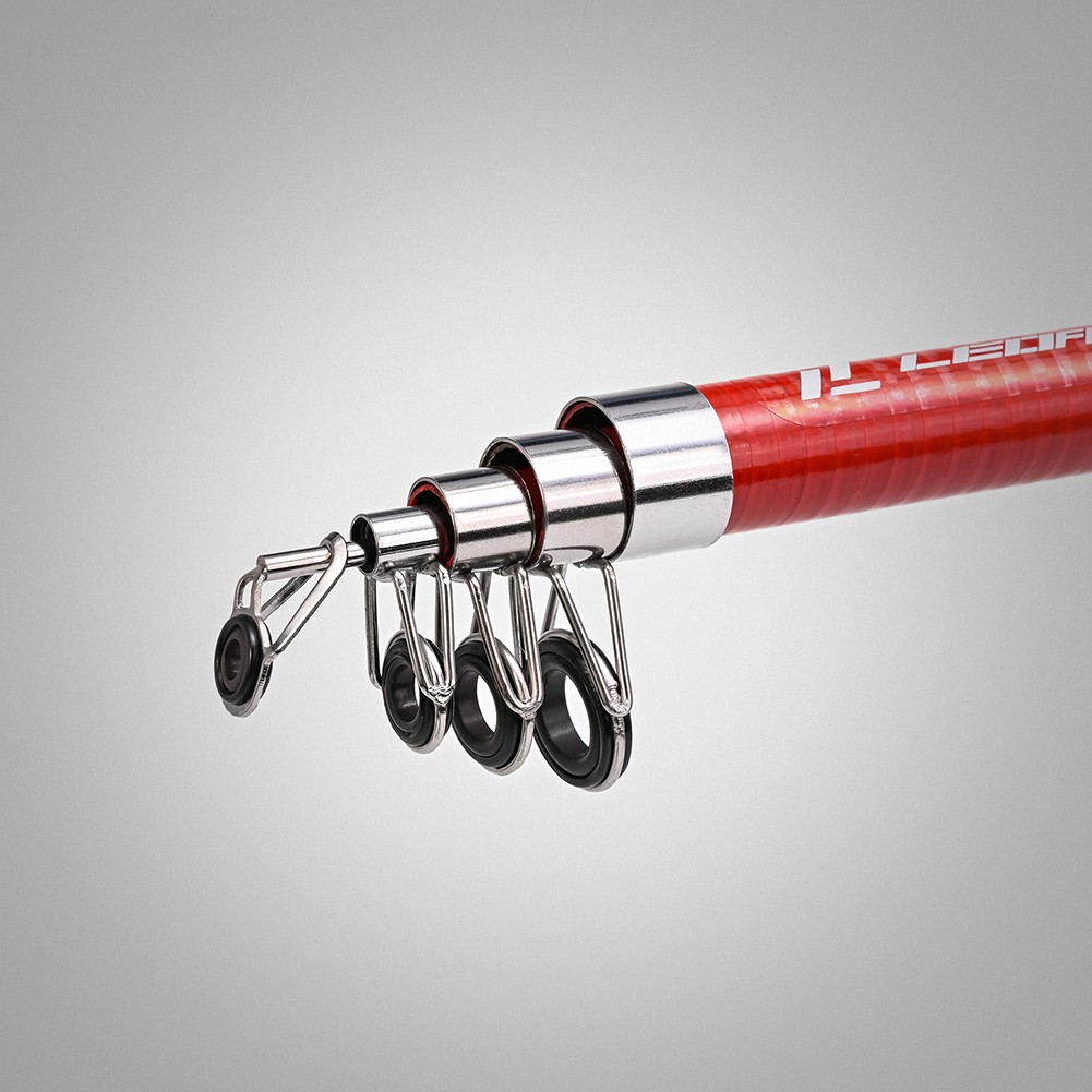5 Section Fishing Rod 1 73M Length Ideal for Outdoor Fishing Enthusiasts - Picture 1 of 17