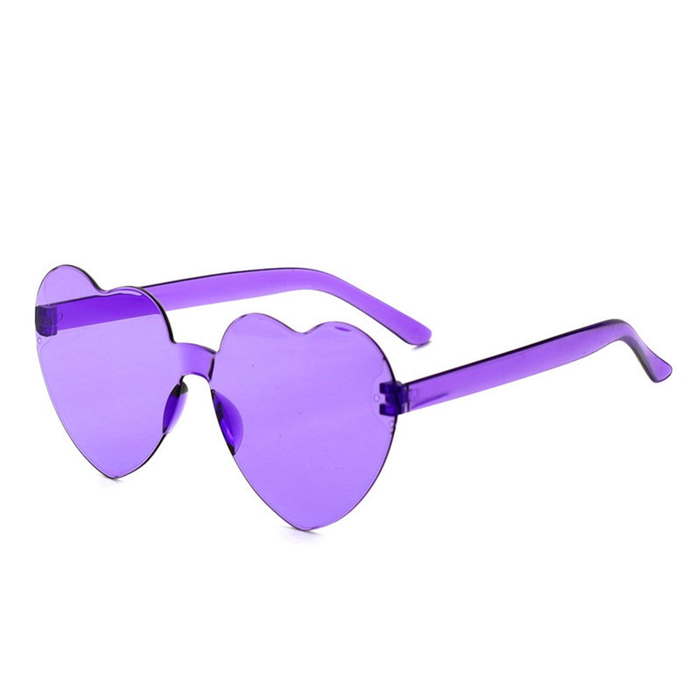 Colorful Heart Sunglasses Great for Outdoor Activities and For Parties - Picture 30 of 37
