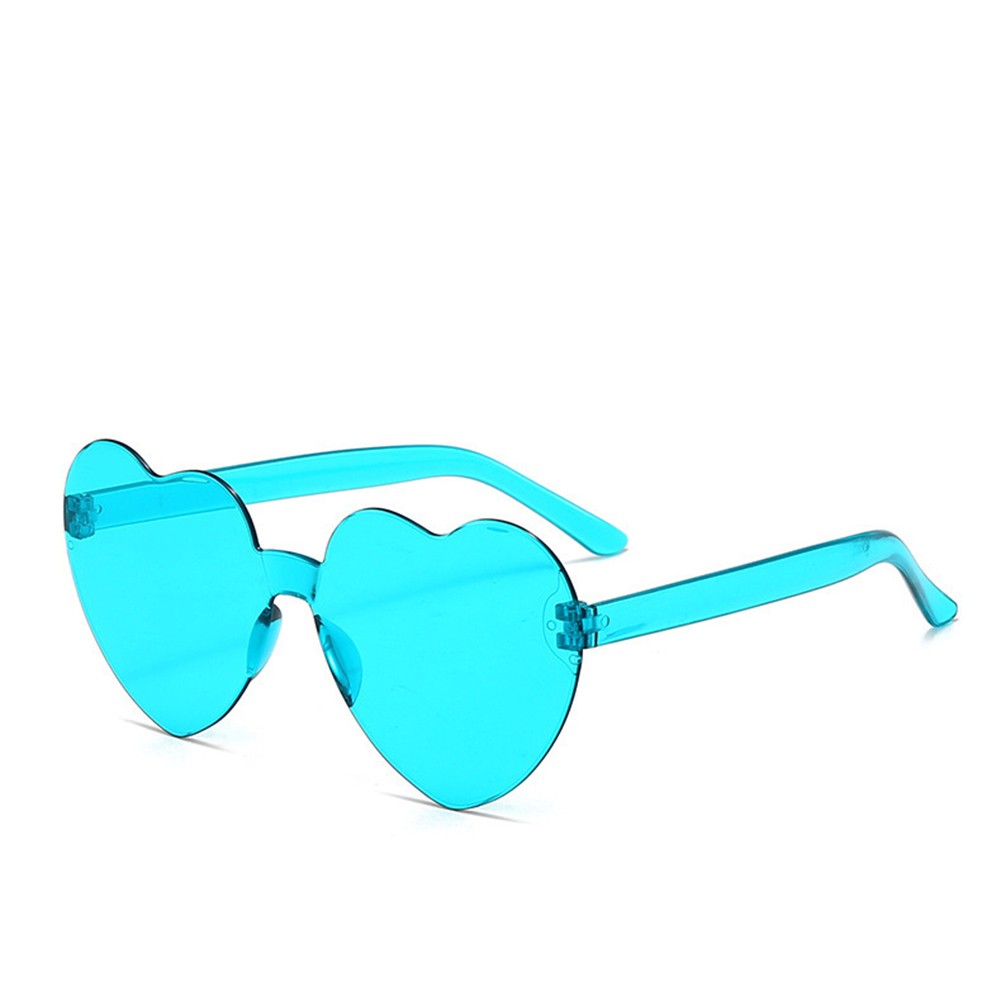 Colorful Heart Sunglasses Great for Outdoor Activities and For Parties - Picture 26 of 37