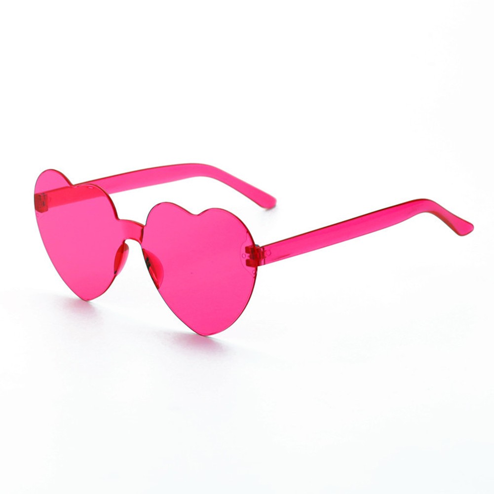 Colorful Heart Sunglasses Great for Outdoor Activities and For Parties - Picture 28 of 37