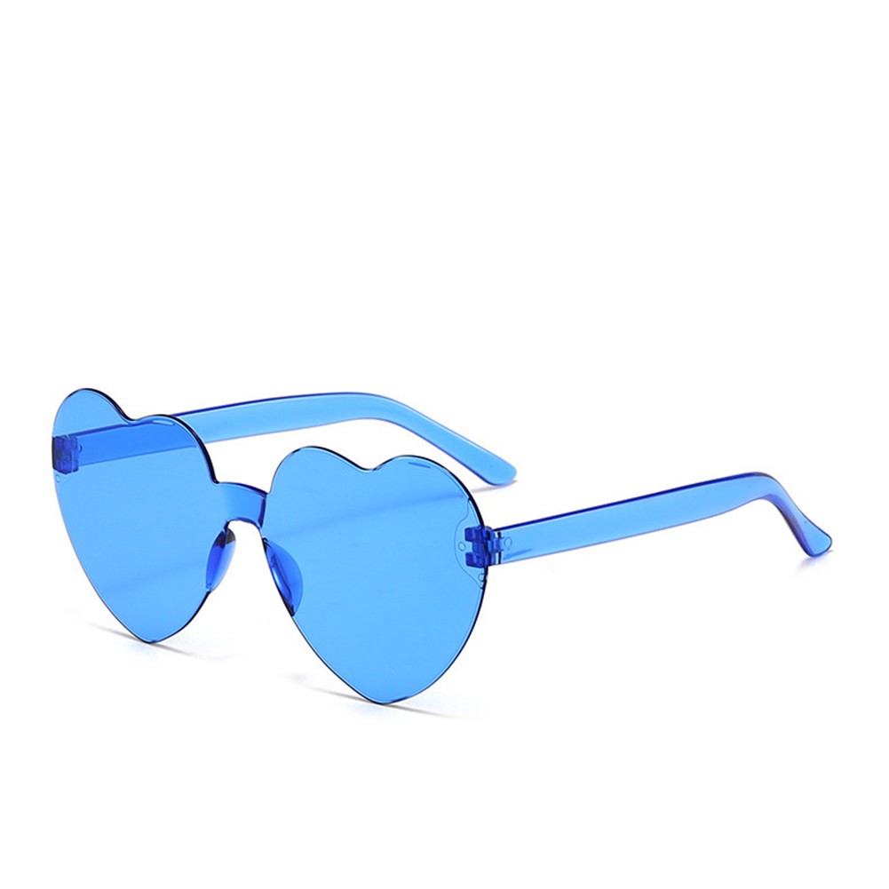 Colorful Heart Sunglasses Great for Outdoor Activities and For Parties - Picture 25 of 37