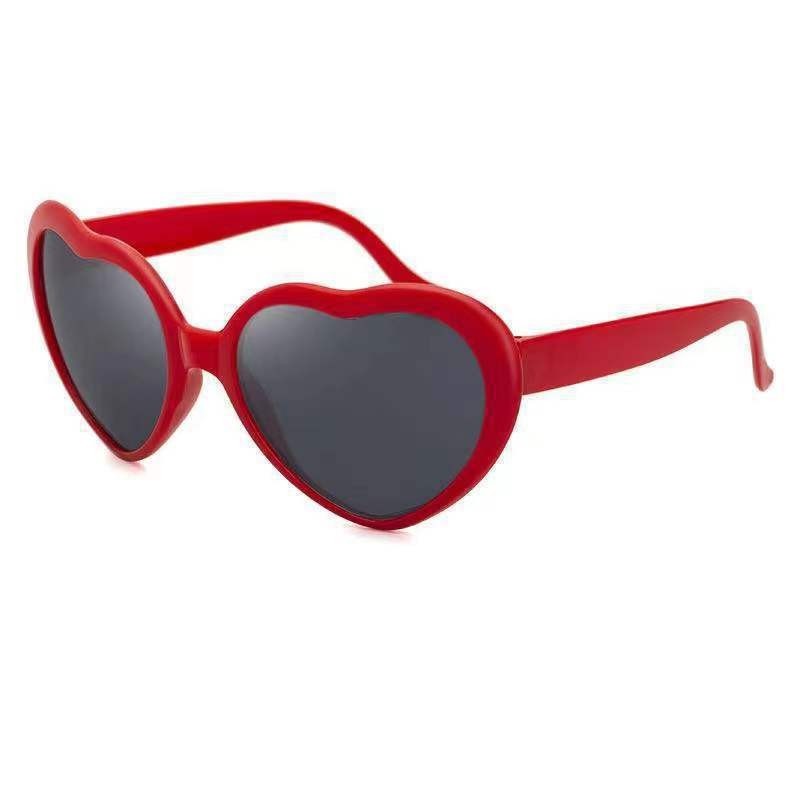 Süße Brille mit Herzmuster und Spezialeffekt zur Veredelung Ihres Party-Looks - Bild 18 von 18