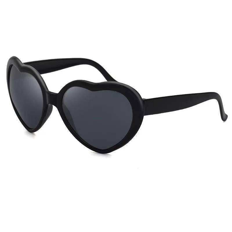 Süße Brille mit Herzmuster und Spezialeffekt zur Veredelung Ihres Party-Looks - Bild 17 von 18