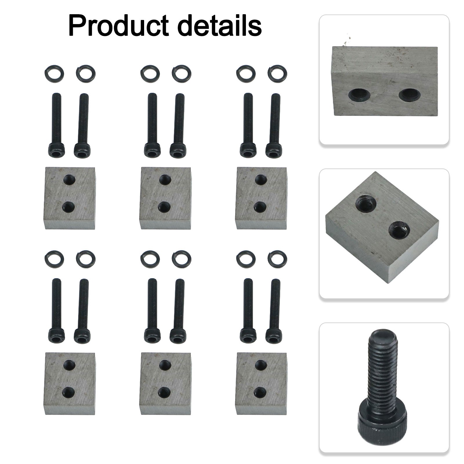 6pc Electric Rebar Cutter Blade Hard Hydraulic Rebar Blade Replacement-Jaw-Blade - Picture 45 of 49