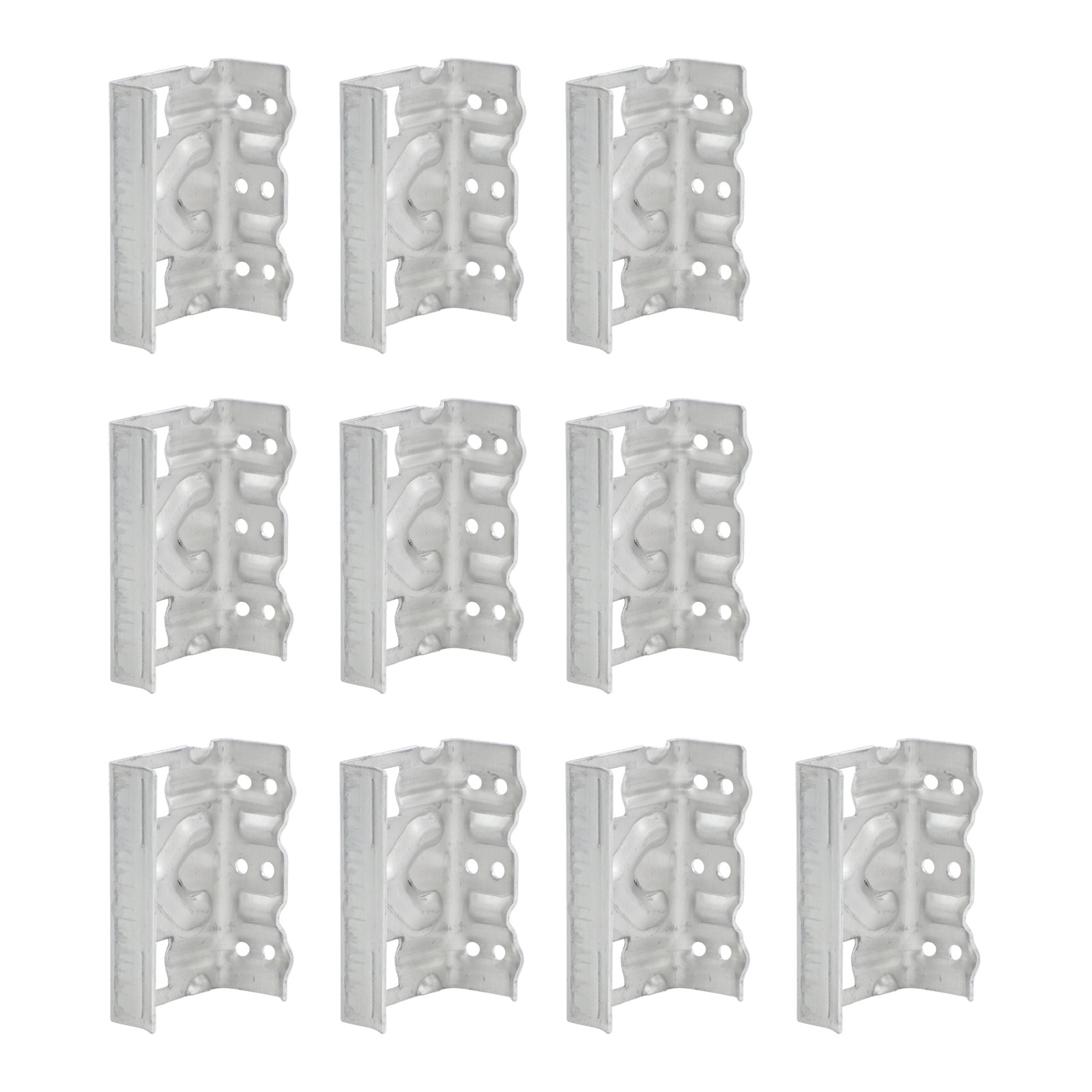 Aluminum Alloy Drain Clips for Solar Panels 10Pcs Set for Optimal Functionality