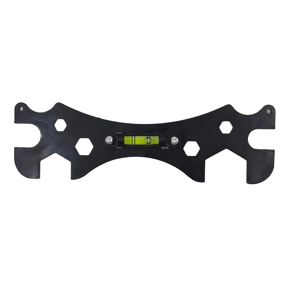 Multifunctional Bathroom Wrench with Level for Easy Faucet Installation