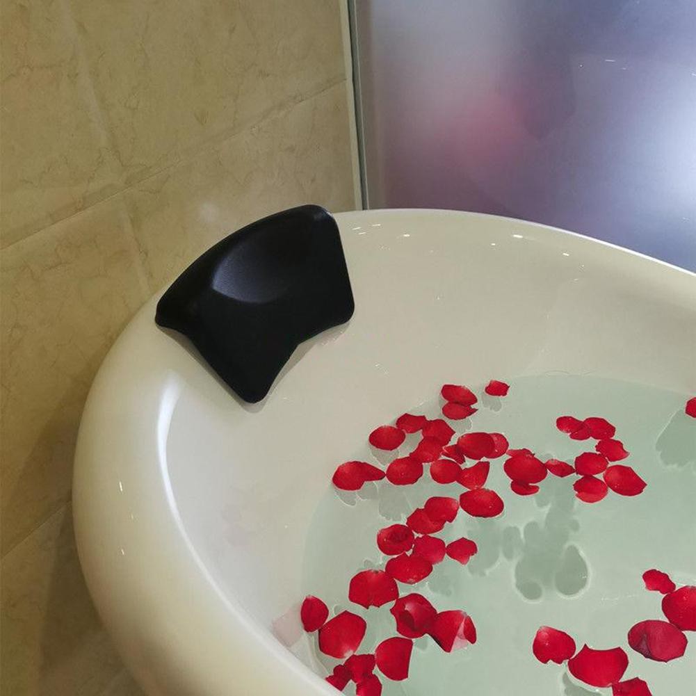 Waterproof Ergonomic Bath Pillow with Strong Suction Cups for a Luxurious Bath - Picture 26 of 39