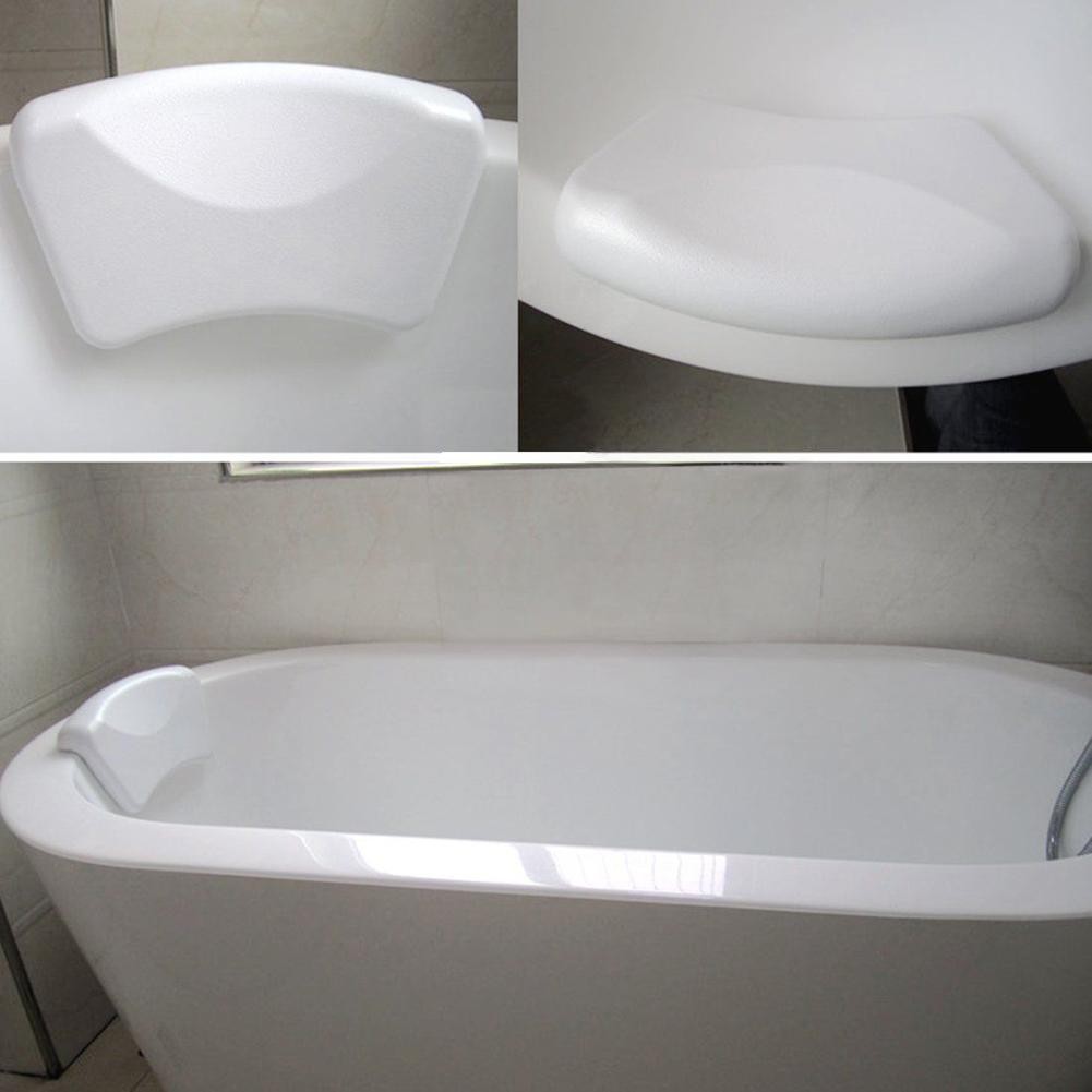 Waterproof Ergonomic Bath Pillow with Strong Suction Cups for a Luxurious Bath - Picture 22 of 39