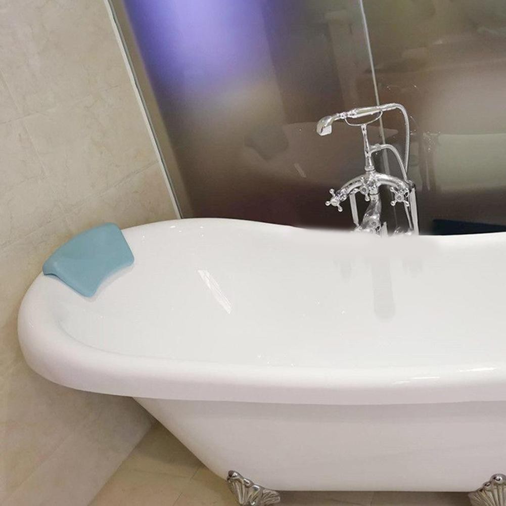 Waterproof Ergonomic Bath Pillow with Strong Suction Cups for a Luxurious Bath - Picture 38 of 39