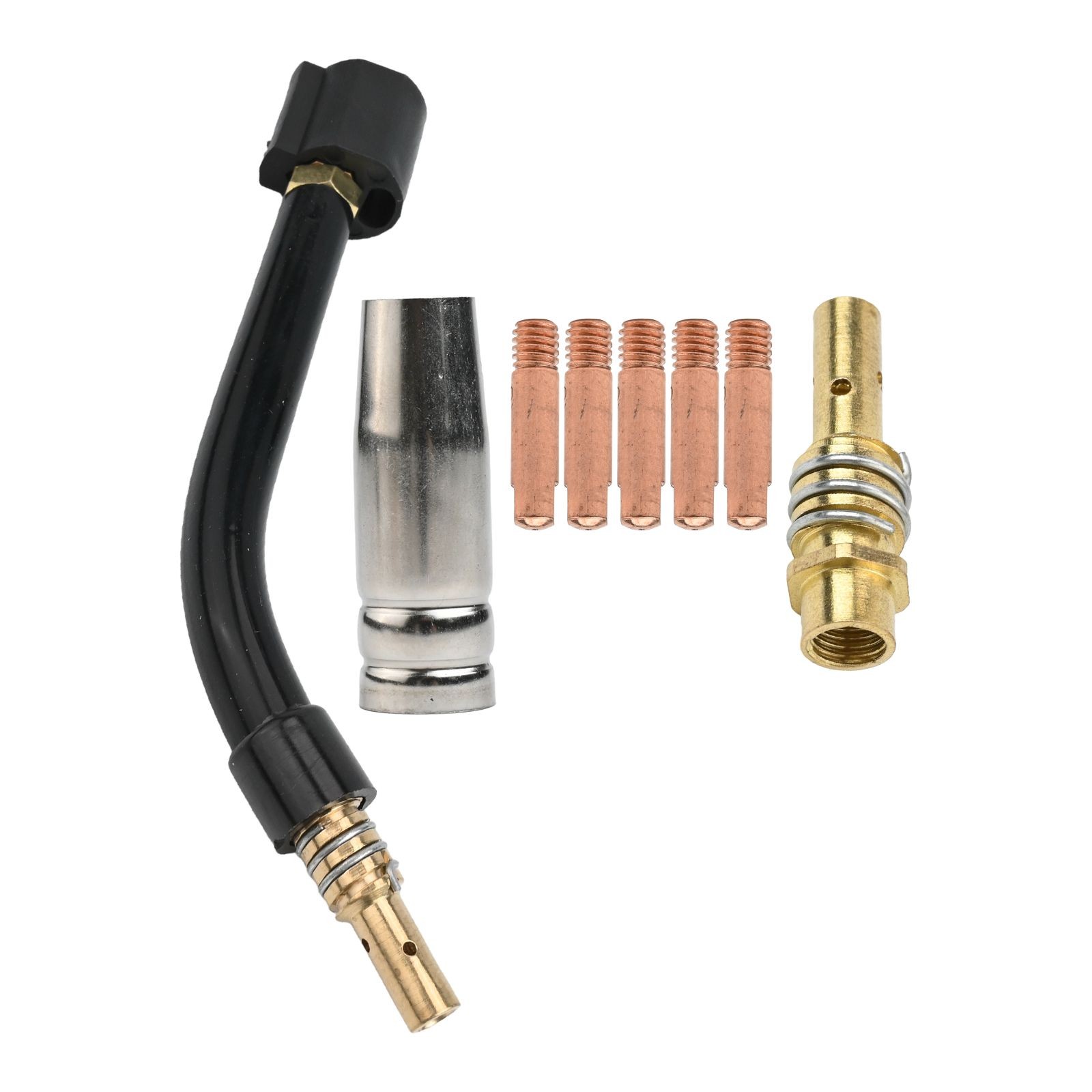 Brass Tool Collection of Eight Pieces Designed to Fit Model SB15 Efficiently