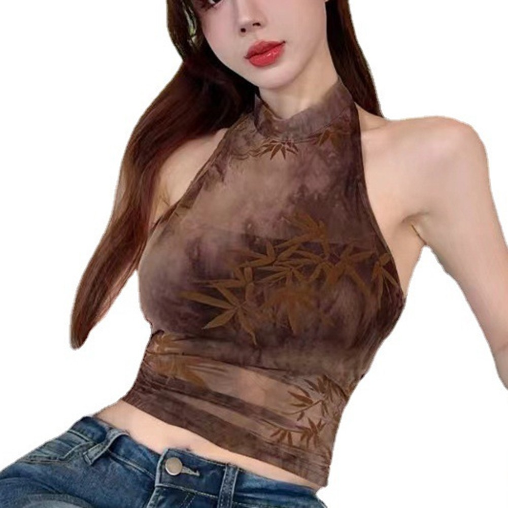 Womens Stylish Casual Short Length Hanging Neck Topwear for Every Occasion - Picture 17 of 30