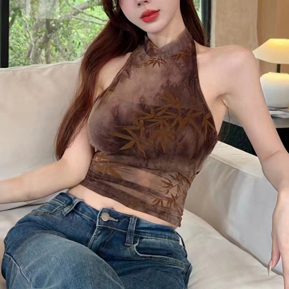 Womens Stylish Casual Short Length Hanging Neck Topwear for Every Occasion - Picture 18 of 30