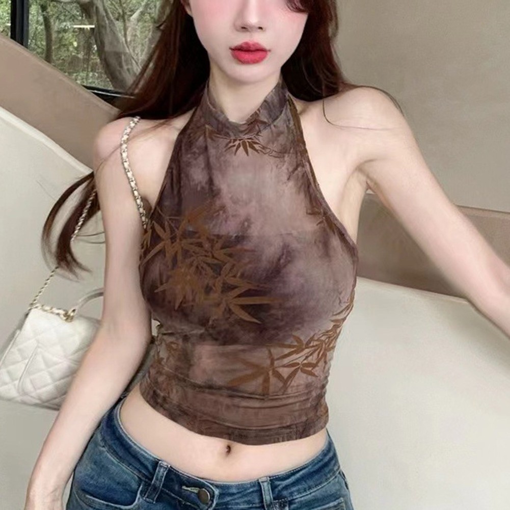 Womens Stylish Casual Short Length Hanging Neck Topwear for Every Occasion - Picture 13 of 30