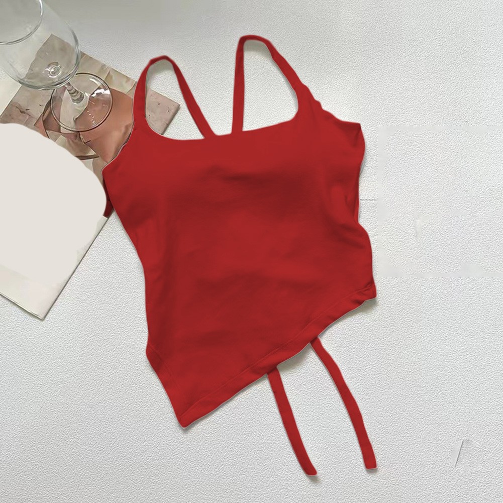 Stylish Women's Camisole Vest Perfect for Hot Days Featuring a Cushioned Design - Picture 10 of 15