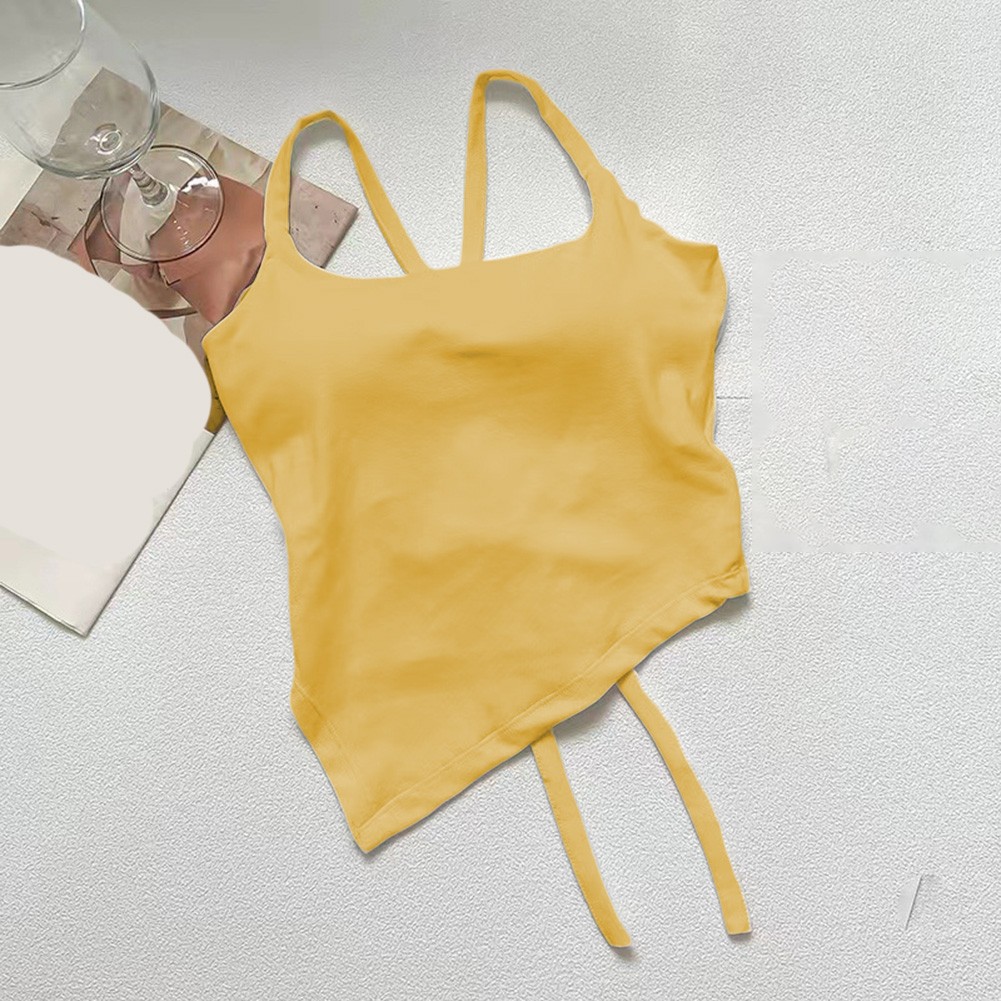 Stylish Women's Camisole Vest Perfect for Hot Days Featuring a Cushioned Design - Picture 12 of 15