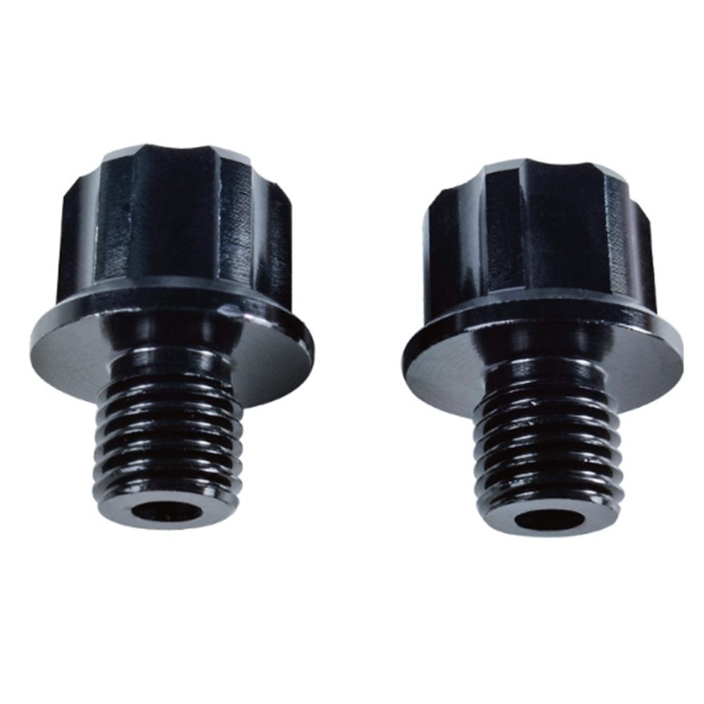 Embouts de guidon en alliage d'aluminium pour motos et dirt bikes rouge noir arg - Photo 14/17