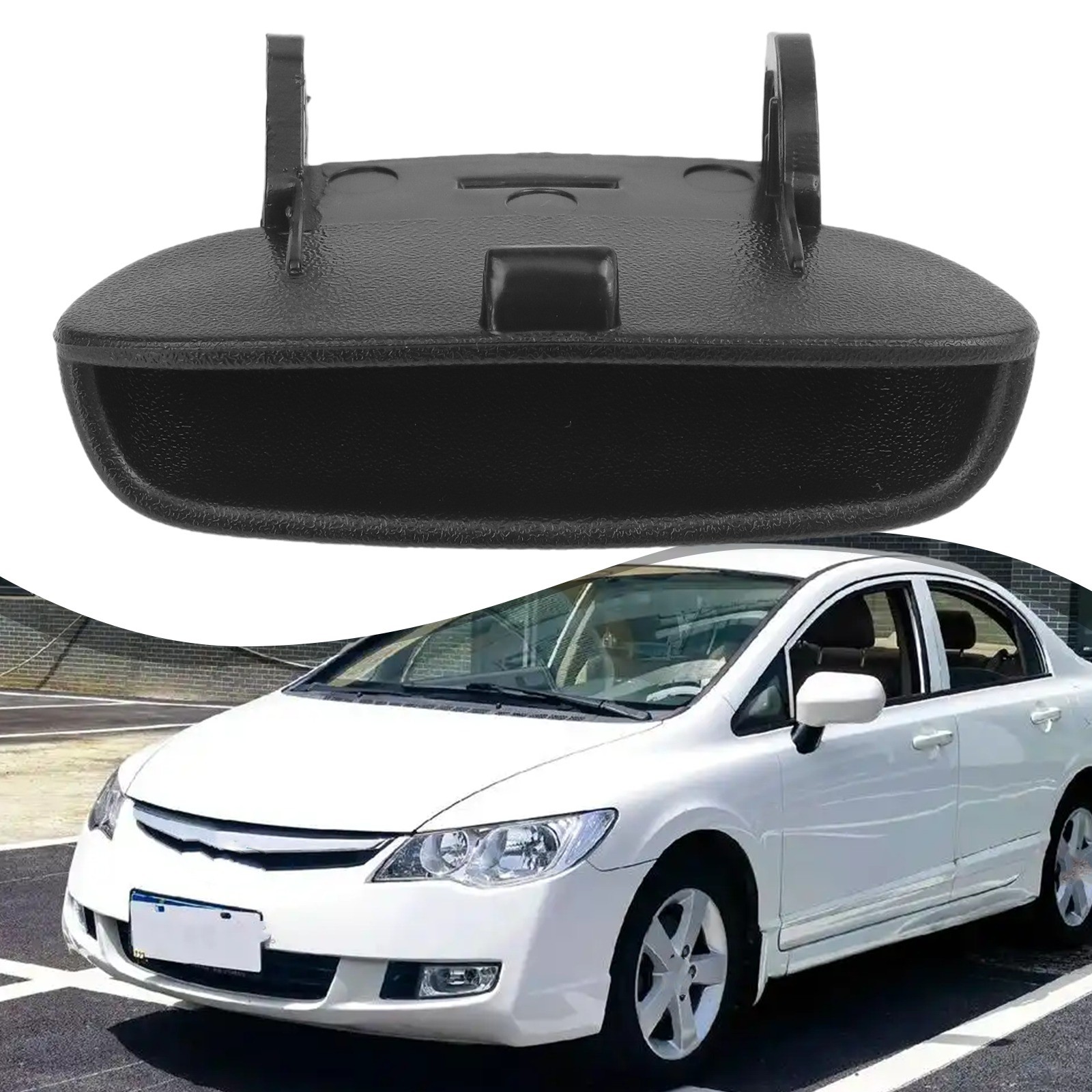 Car Center Console Armrest Cover Lock Black ABS Plastic For Civic 2006-11 - Picture 9 of 12