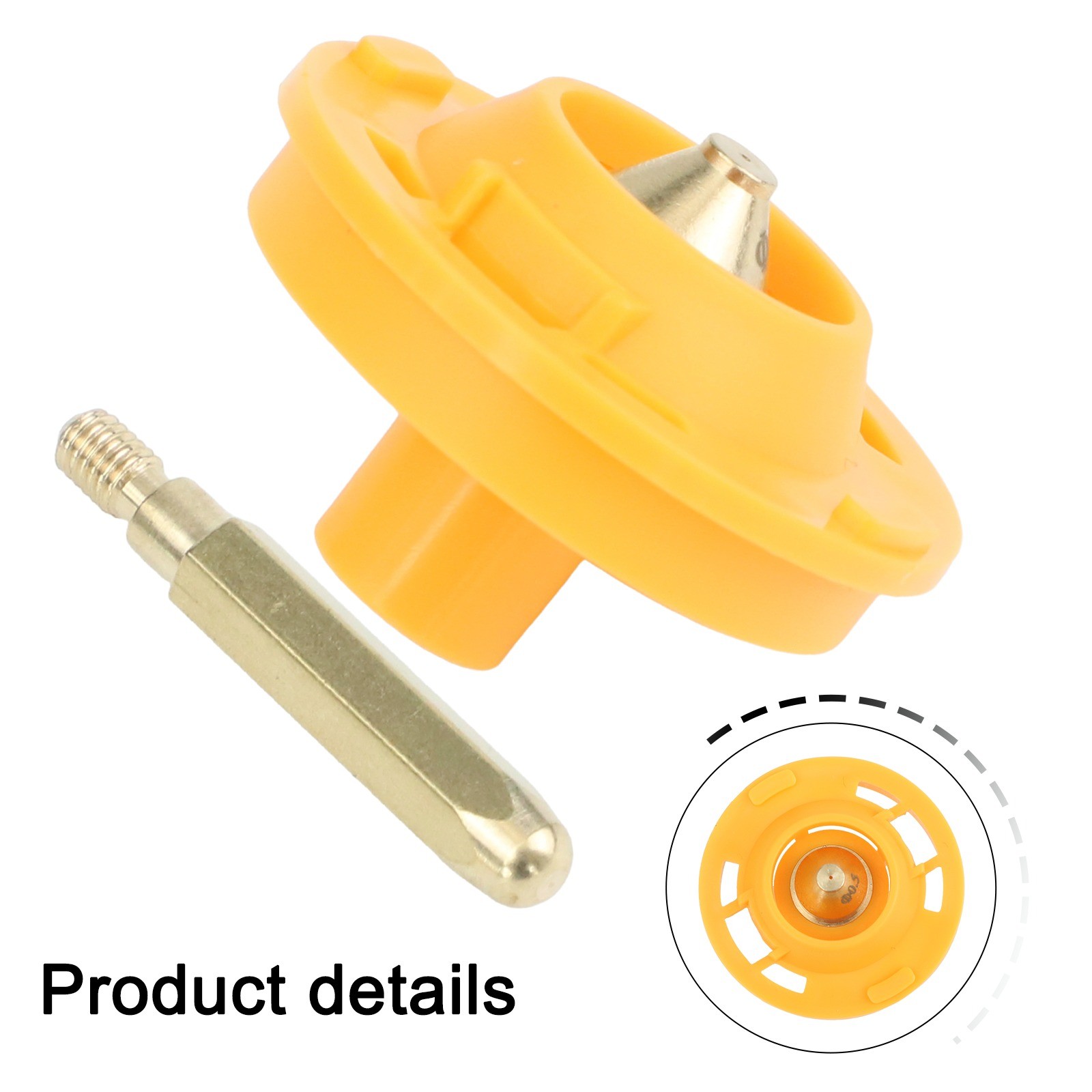 Efficient Electric SprayGun Nozzle Replacement Airbrush Tip with Flow Control
