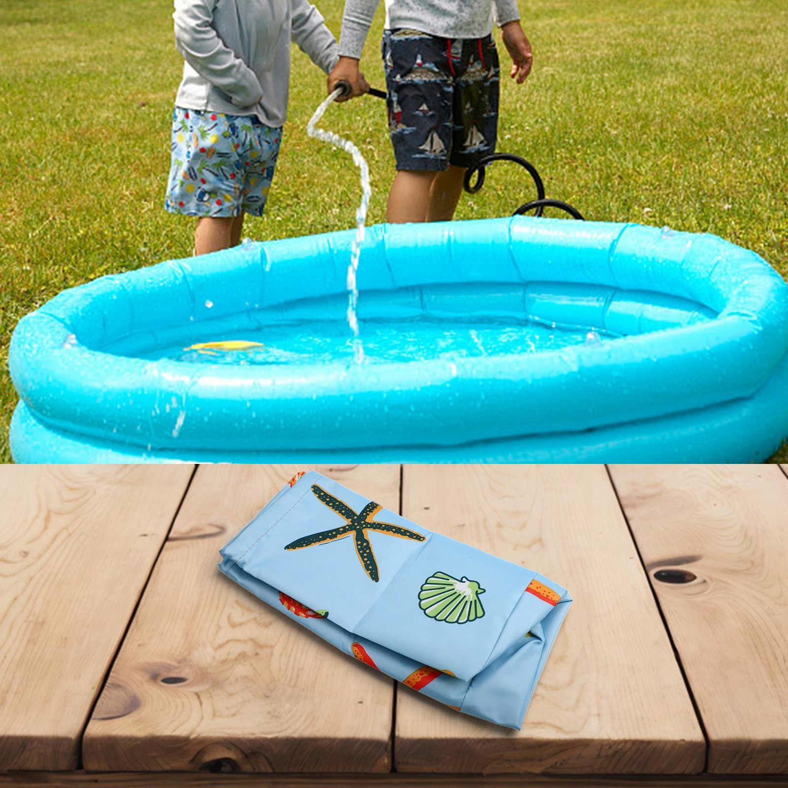 Adjustable Drawstring Round Pool Cover Easy Fit Waterproof Oxford Material